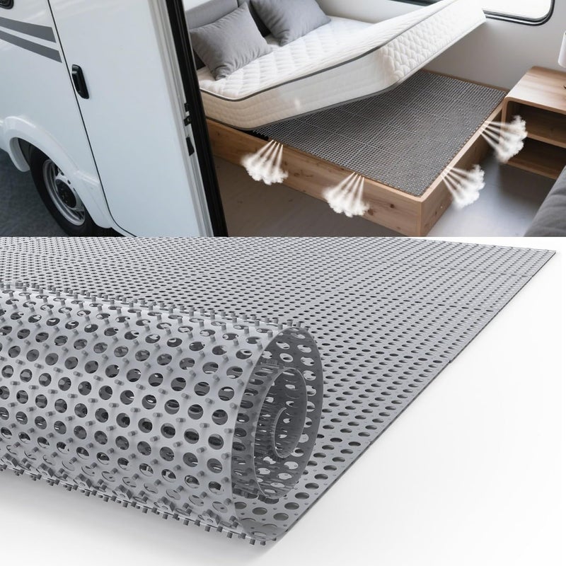 Chiligent Store Mattress Underlay, 83" x 59" Plastic Under Mattress Ventilation for Improving Air Flow and Keeping Dry, Mattress Underlay Pads for RV, Camper, Boat - Image 1